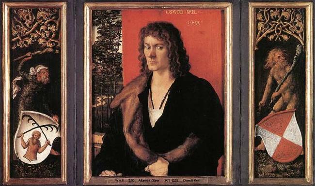 Albrecht Durer Portrait of Oswolt Krel Sweden oil painting art